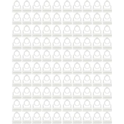 Boite de 100 CLIPEA Blanc Ø16-20 mm - RAM (1/2)