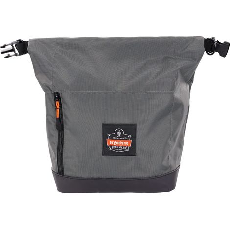 Sac de Rangement pour Masque respiratoire, Convient aux Masques respiratoires Demi-Visage et intégraux, Fermeture réglable sur Le Dessus, Gris, Sac respiratoire Complet (1/5)