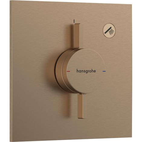 Mélangeur DuoTurn E encastré, 1 consommateur, bronze brossé