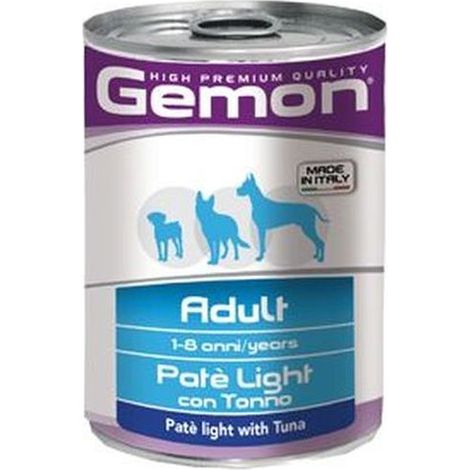 Monge Gemon Dog Adult All Breeds Mature Paté Light con Tonno - Monge Gemon Dog Adult All Breeds Mature Paté Light con Tonno - Lattina Da 400 Gr (1/3)