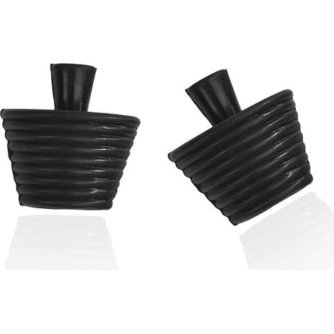Set mit 2 universellen Silikon-Abflussstopfen für Badewanne und Waschbecken (1/5)