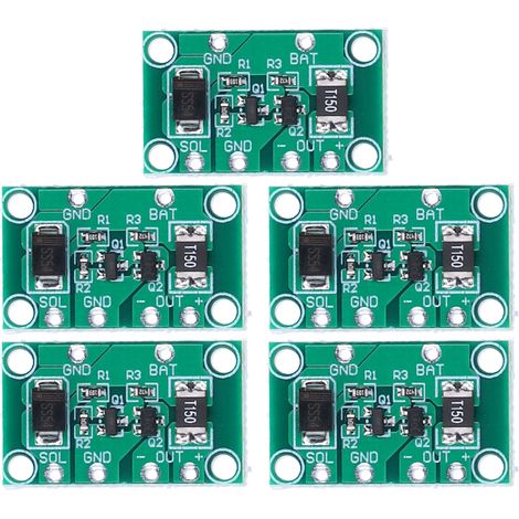 Circuito del modulo di ricarica della batteria della scheda del regolatore di carica solare S665 da 5 pezzi