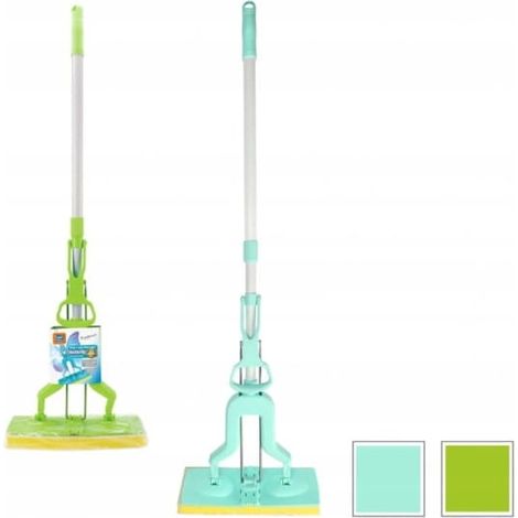 Flachmopp mit Presse und Teleskopstiel Butterfly