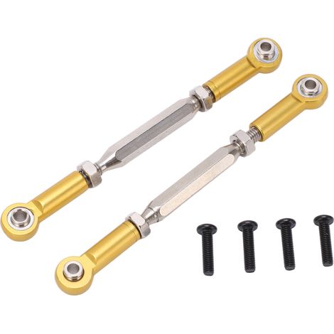 2 Pièces Bras de Suspension Arrière et Tige de Direction pour Camion de Course JLB 1/10 (1/5)