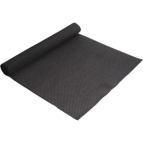Tapis Antidérapant Multiusage PVC Noir Protection Sol et Surface Doublure (1/5)