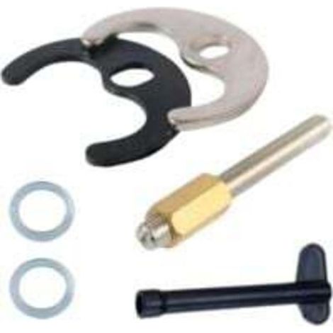Rondelle d'évier à Boulon avec clé, Kit de Fixation de Robinet, assemblage en Acier Inoxydable (1/4)