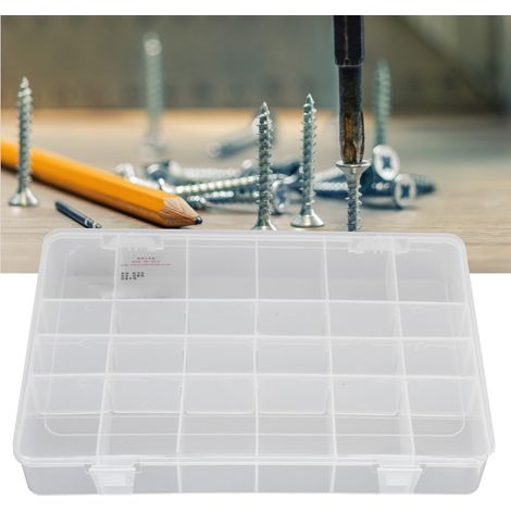 SK-10275 Abnehmbare und modulare Teileaufbewahrungsbox, transparente Komponentenbox (1/5)