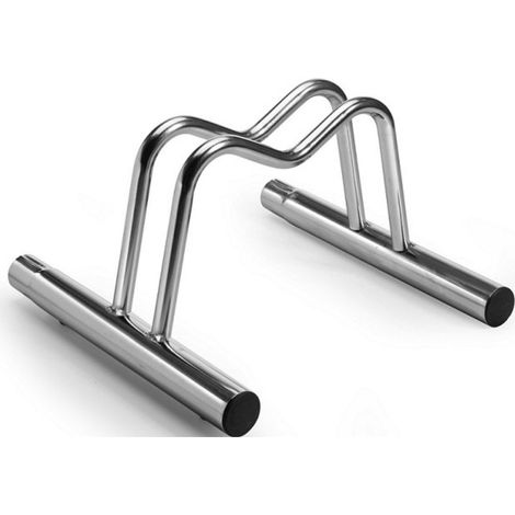 Porta biciclette a terra 1 posto - Colore: Argento - Finitura: Zincato - Posti: 1