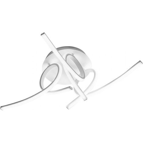 Plafoniera moderna gea luce tosca p3 4000°k 45w led alluminio lampada soffitto (1/5)