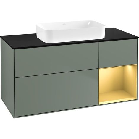 Villeroy & Boch F712HFGM Meuble sous-lavabo Finion F71 (1/2)