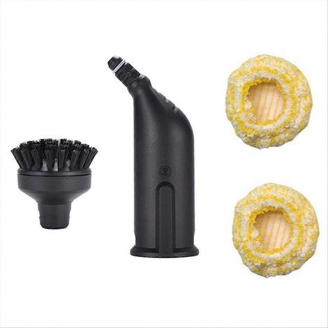 Accessoires pour nettoyeur vapeur aspirateur SC2 SC3 SC4 SC5 : brosse ronde, embout, housse de nettoyage et serpillière. (1/5)
