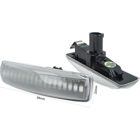 Kit Freccia Laterale a Led Side Marker Dinamica Lente Trasparente Land Rover Discovery 3 4 Freeland 2 Range Rover Sport OEM XGB000073 (1/3)