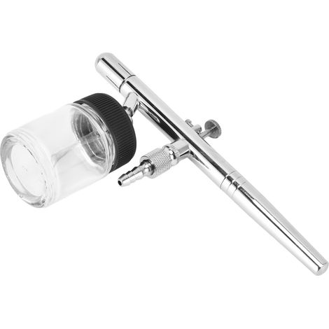 Airbrush-Set aus Edelstahl: tragbarer, vielseitiger und hochpräziser Make-up-Pinsel, ideal für Anfänger und Fortgeschrittene. (1/5)