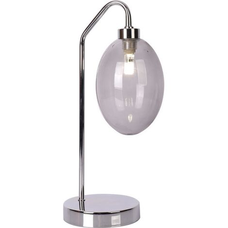 Lampada da tavolo Candellux Lukka cromata vetro G9 36cm (1/2)