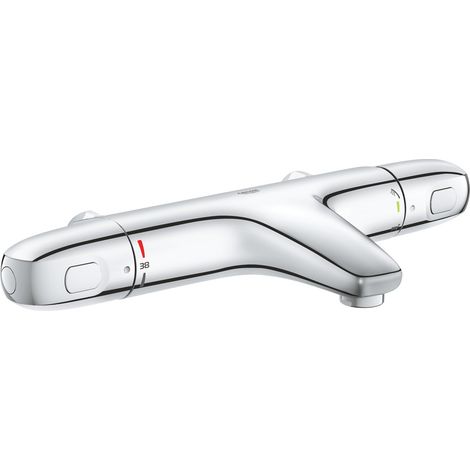 GROHE Miscelatore termostatico per vasca Grohtherm 1000 348233 montaggio a parete senza raccordi cromo, 34823003 (1/2)