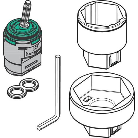 Hansgrohe Cartuccia joystick completa J27, 96783000
