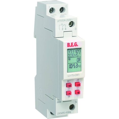 TS-DW1 horloge modulaire digitale hebdomadaire CHRONOLUX 92656 (1/2)