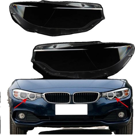 Cubiertas para faros delanteros, protección UV, fácil instalación, 1 par (1/2)