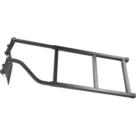 Universell höhenverstellbare Heckklappenleiter, drehbare Trittstufe für Pickups, ausziehbare Rampe, robust und praktisch. (1/5)