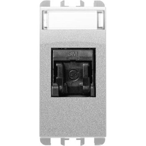 Presa dati rj45 cat 5e 1 modulo alluminio urmet 10445eal