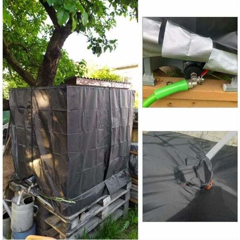 Bâche noire Anti-UV pour cuve 1000 litres