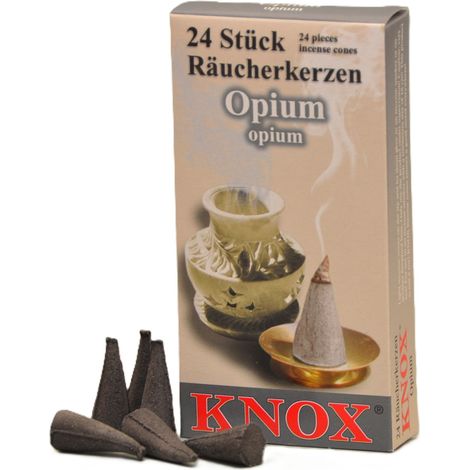 Knox Räucherkerzen - Opium 24 Stück