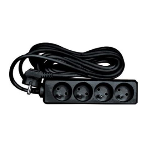 Vorel Verlängerungskabel schwarz U.3g1.5m /home (1/2)