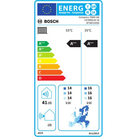Bosch Solewärmepumpe CS7800iLW 16 1180x600x600, 15 kW, Glasfront, 8738212056 (1/3)