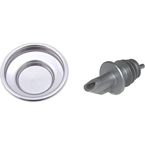 Ensemble passoire/filtre pour 1 tasse Espresso + bec verseur arômes (1/3)