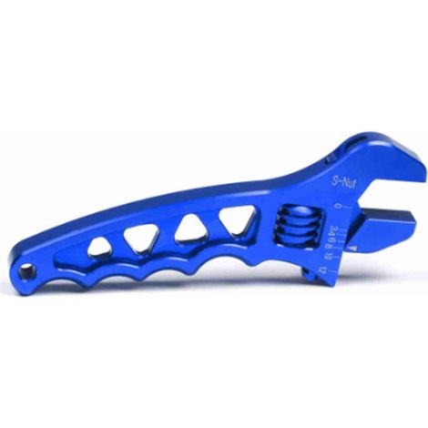 Clé à molette de réglage à rotation fluide, antirouille, légère, pour le reconditionnement domestique et automobile (bleue) (1/5)
