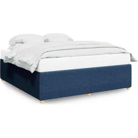 Maison Exclusive - Giroletto senza Materasso Blu 180x200 cm in Tessuto (1/5)
