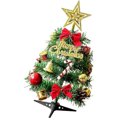 Desktop Christmas Tree PVC Mini Tree for Christmas Decoration 1Set (1/5)