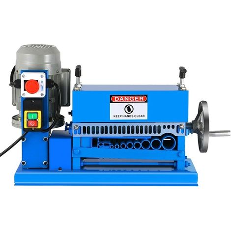 Machine à dénuder les fils électriques 370W 1.5mm-38mm Cable Stripper Peeling W / 11 canaux &10 lames enlevant le plastique en caoutchouc (1/5)