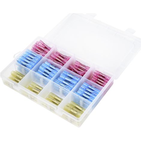TRU COMPONENTS TC-9878224 Stoßverbinder Sortimentskasten 0.5 mm² 6 mm² Rot, Blau, Gelb 1 Set (1/2)