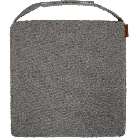 Coprisedia solfia 40x40cm grigio ardesia - Hespéride