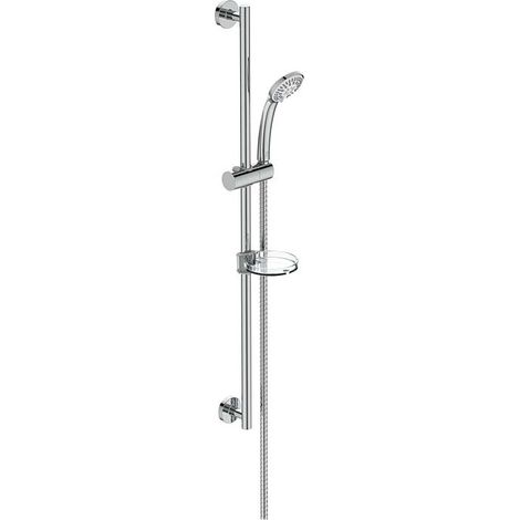 Ideal Standard Idealrain Brausekombination B9504AA 90 cm S3, mit 3-Funktionshandbrause Ø 8cm, chrom (1/3)