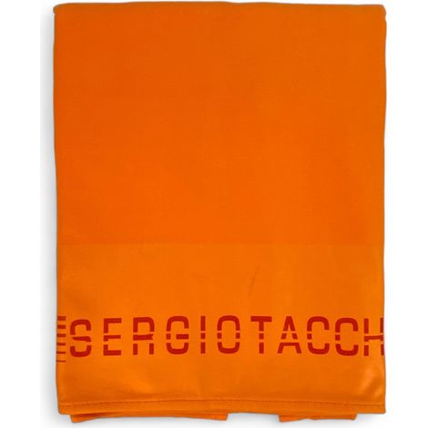 TELO MARE in morbidissima MICROFIBRA tinta unita MISURA GRANDE salva spazio SERGIO TACCHINI Arancio FLUO