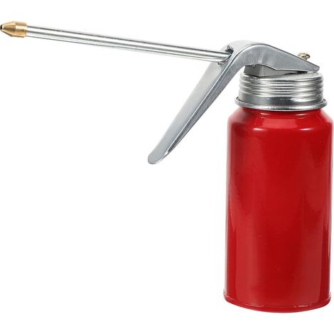 Burette Huile Mécanique 200 ML Bidon Haute Pression Pompe Manuelle pour Lubrification Compresseur et Machines Agricoles Couleur Aléatoire (1/5)