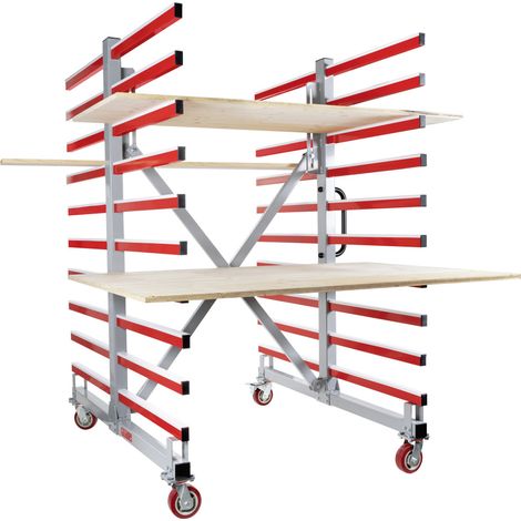 Holzmann mobiler doppelseitiger Tragarmwagen TAW70DUO Tragarmwagen