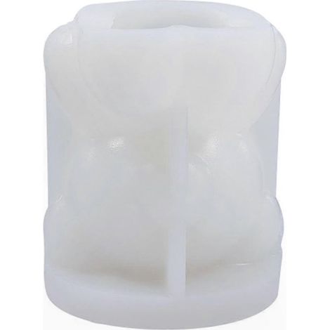 Silikonform mit Bären- und Hasenmotiv für Eiswürfel, Kerzen, Seife, Gips, Fondant, Modelliermasse – DIY-Werkzeug für Kuchen, Pralinen, Bonbons, Puddings und Gebäckdekorationen (1/5)