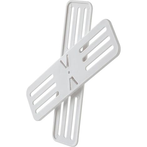 Support De Prise Rotatif 360° - Support Auto-Adhésif Pour Multiprise - Fixation Murale Ou Bureau - Blanc - 1 Pièce (1/5)
