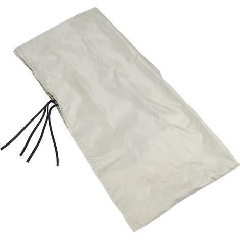 Housse de protection télescopique extérieure en tissu Oxford 210D imperméable et solaire, beige, 404 x 30,5 x 21,6 cm / 159,1 x 12,0 x 8,5 pouces