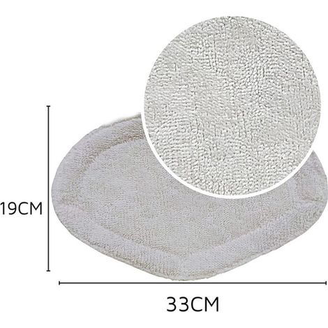 Packung mit 6 waschbaren Mikrofaser-Ersatzpads für den Dampfreiniger POLTI Vaporetto Smart 35/40