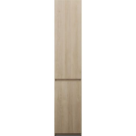 burgbad Lin20 Armoires hautes au sol avec 2 portes, 2 tablettes