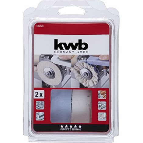 kwb Set di pasta di lucidatura 4854-20, 2 pezzi (1/4)