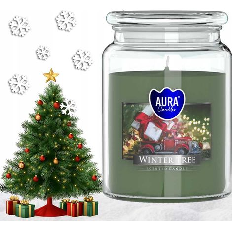 AURA Duftkerze WINTER TREE 100h snd99-348