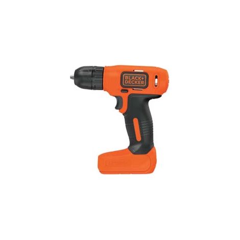 TRAPANO AVVITATORE CON BATTERIA LITIO 7,2V (BDCD8QW)  1 batteria al litio da 1,5 Ah    BLACK&DECKER