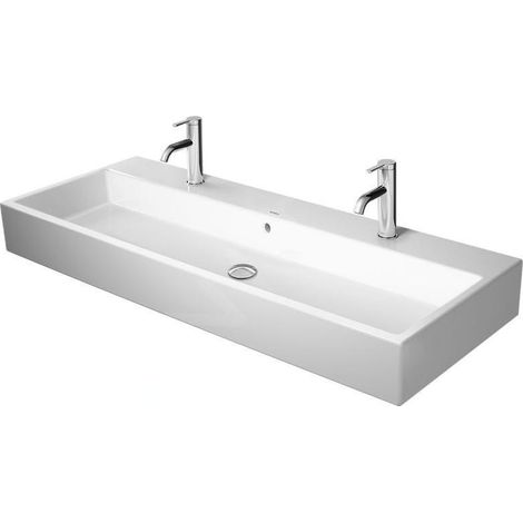 Lavabo VERO AIR avec HLB 2 HL 1200x470mm avec vidage universel pour WC (1/4)