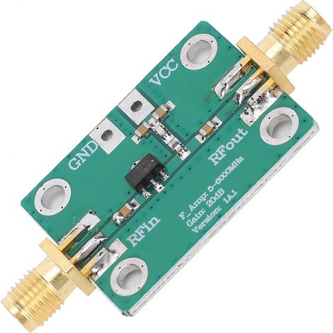 HF-Leistungsverstärkermodul, Ultrabreitband-Elektronikplatine, 5 MHz–6 GHz, Verstärkung 20 dB (1/5)