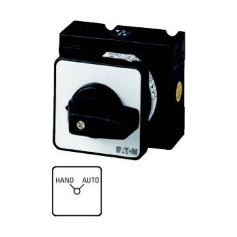 Inverseurs Contacts: 6 32 A plastron: USV-NETZ 90 ° à accrochage encastré 000090343 EATON T3-3-15453/E (1/2)